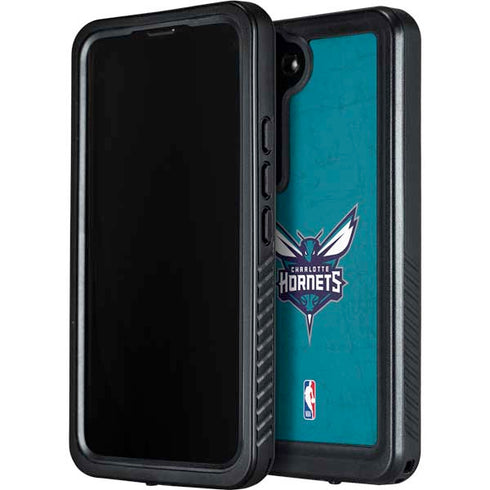 NBA Charlotte Hornets Distressed Galaxy S24 Waterproof Case